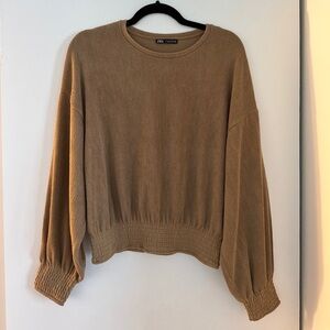 Zara Mustard Yellow Sweater